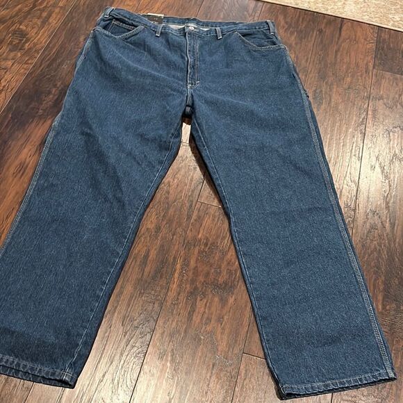 Dickies Carpenter Jeans 2007 New size 44 by 32 tool pockets hammer loop - Picture 1 of 10